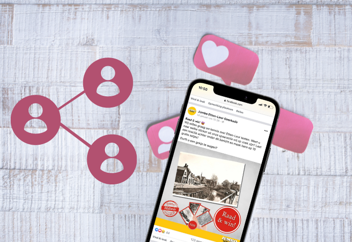 Social media beheer supermarkt