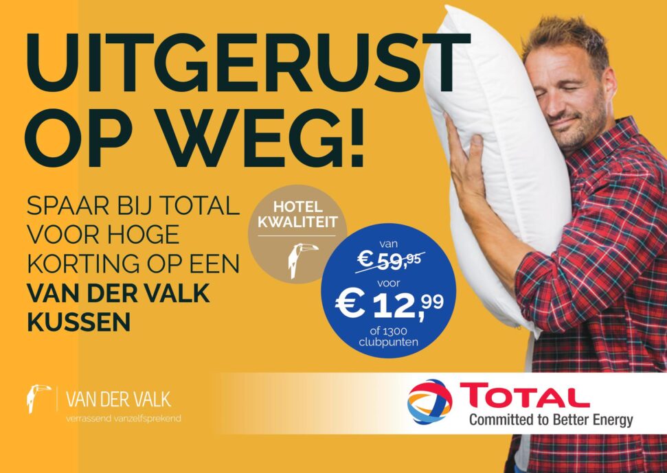 Van der Valk spaaractie TotalEnergies