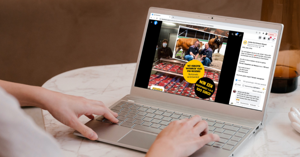 Social media beheer supermarkt