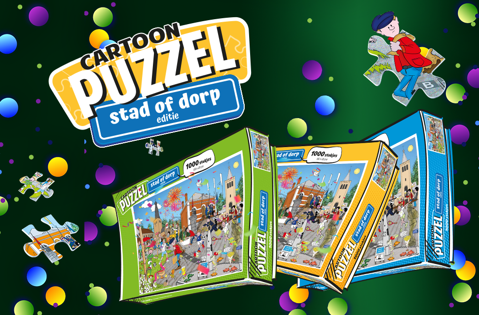 Gepersonaliseerde carnavals puzzels voor supermarkten